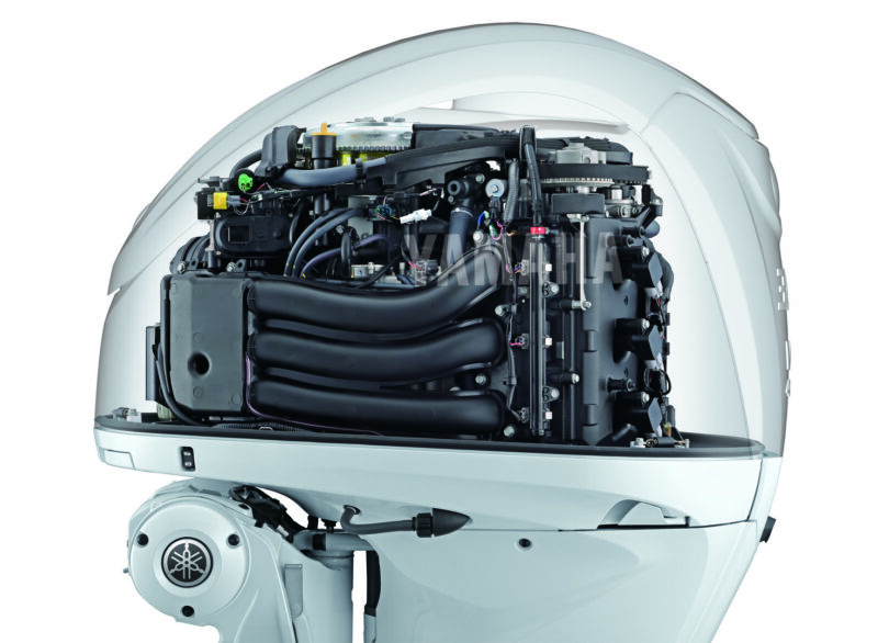 DES(Digital Electric Steering) Pearlescent White Yamaha 4 Stroke 300hp Ultra-Long Shaft EFI OUTBOARD FOR SALE - Image 3