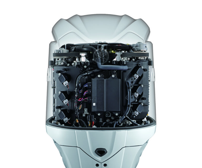 DES(Digital Electric Steering) Pearlescent White Yamaha 4 Stroke 300hp Ultra-Long Shaft EFI OUTBOARD FOR SALE - Image 2